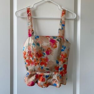 Floral tank top